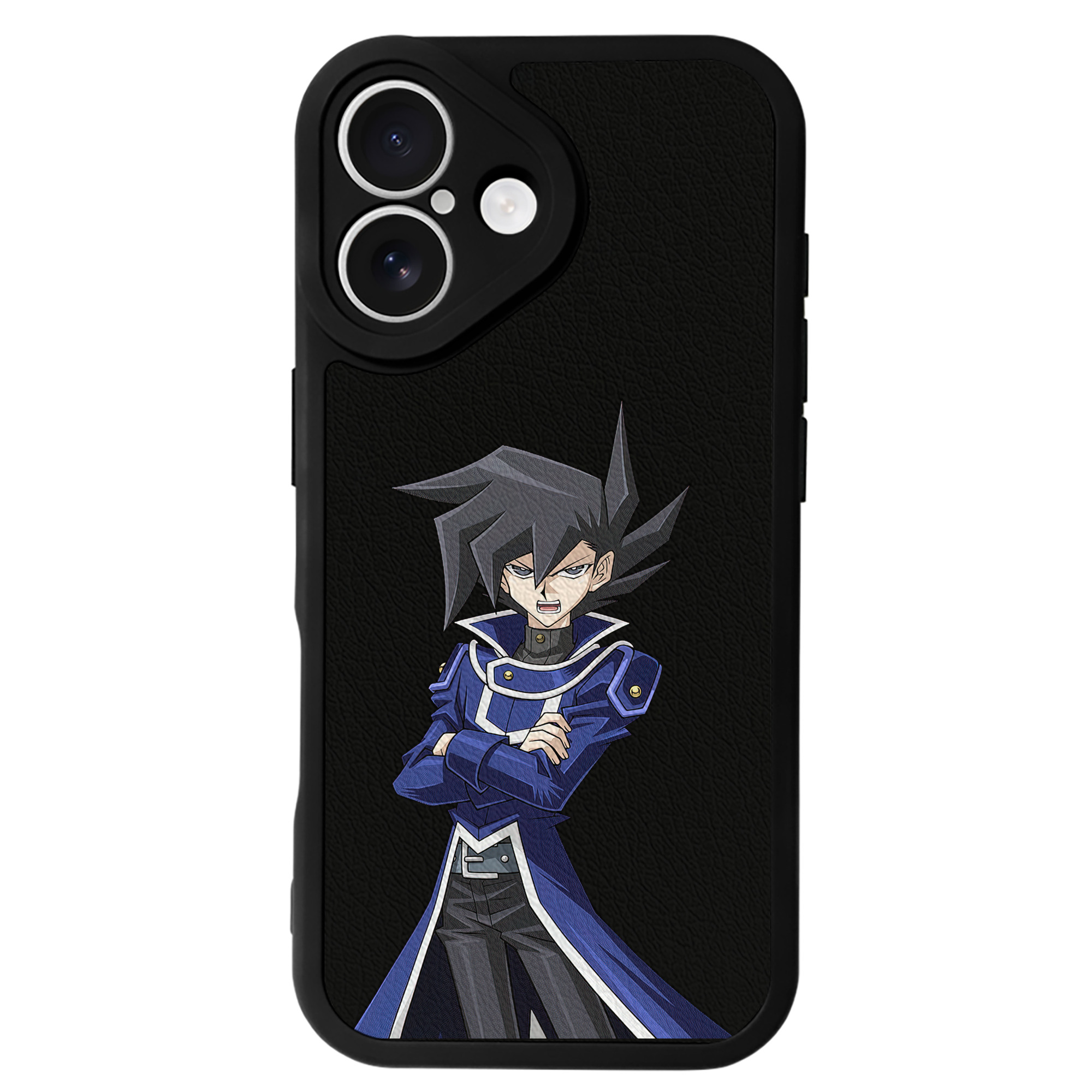遊☆戯☆王 Yu-Gi-Oh! 【iPhone 16シリーズ対応】シリコンスマホケース（レザー調） 材質：シリコン